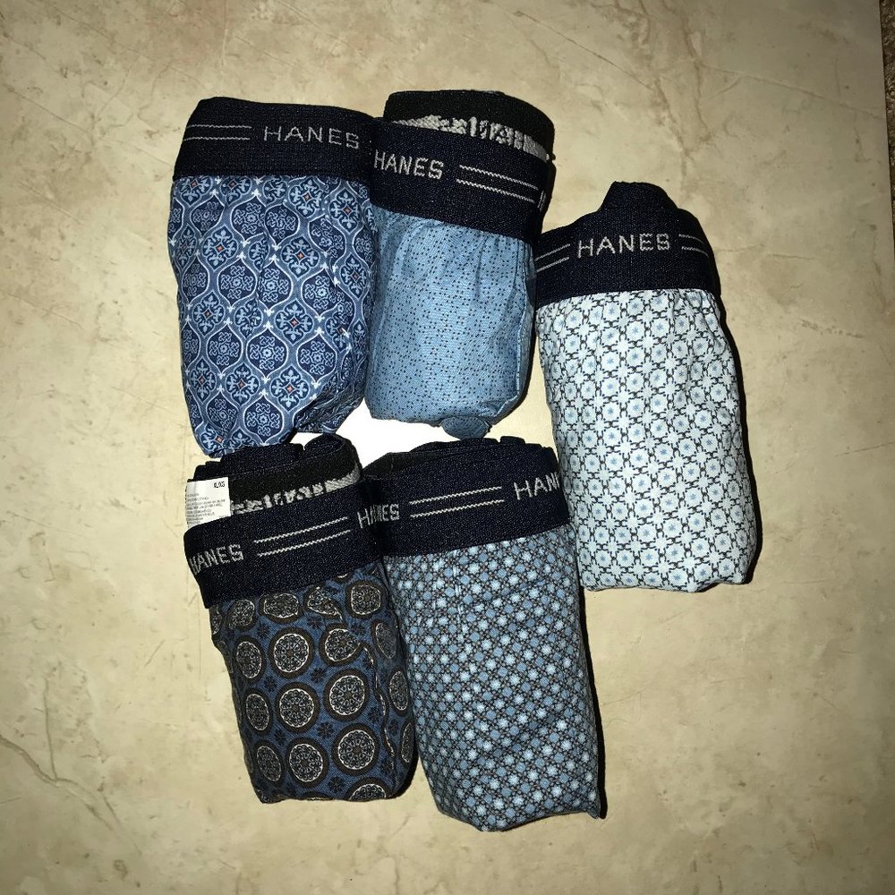 Men's Hanes Boxers, 5 pairs